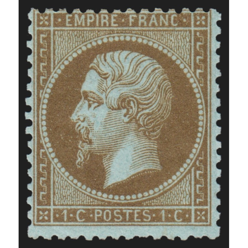 n°19b, Napoléon 1c mordoré, neuf ** sans charnière, signé CALVES - B/TB