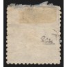 n°84, Sage 1c Bleu de Prusse, oblitéré, très défectueux, Certificat CALVES