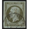 n°11, Napoléon non-dentelé 1c olive, oblitéré càd Strasbourg - TB D'ASPECT