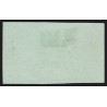 n°12a, paire, Napoléon non-dentelé 5c vert-jaune, oblitéré étoile de Paris - TB