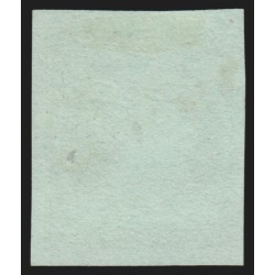 n°12, Napoléon non-dentelé 5c vert, oblitéré - TTB