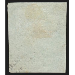 n°12a, Napoléon non-dentelé, 5c vert-jaune, oblitéré losange - TB D'ASPECT