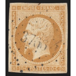 n°13B, 10c bistre, Type II, oblitéré PC 3766 ALEXANDRETTE Syrie - TB