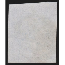 n°14Ah, variété "POSTFS", Napoléon non-dentelé 20c bleu, oblitéré - TTB