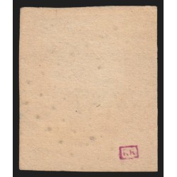 n°16, 40c orange-vif, oblitéré PC 2487 PONCIN Ain, frappe superbe