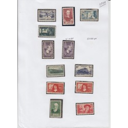 France 1937/1959, collection neufs ** dont bloc PEXIP, variétés... COTE 4000 €