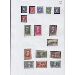 France 1937/1959, collection neufs ** dont bloc PEXIP, variétés... COTE 4000 €