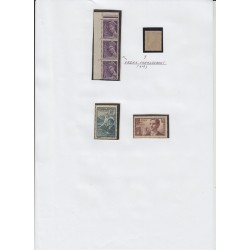 France 1937/1959, collection neufs ** dont bloc PEXIP, variétés... COTE 4000 €