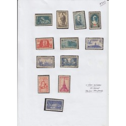 France 1937/1959, collection neufs ** dont bloc PEXIP, variétés... COTE 4000 €