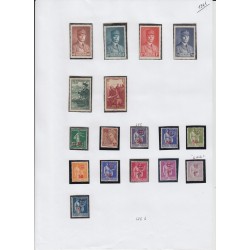 France 1937/1959, collection neufs ** dont bloc PEXIP, variétés... COTE 4000 €