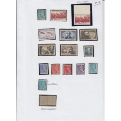 France 1937/1959, collection neufs ** dont bloc PEXIP, variétés... COTE 4000 €