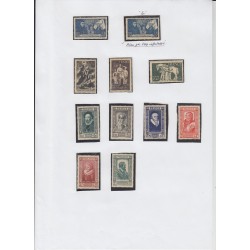 France 1937/1959, collection neufs ** dont bloc PEXIP, variétés... COTE 4000 €