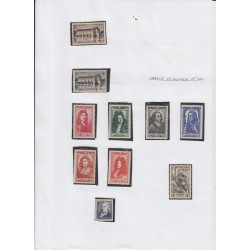 France 1937/1959, collection neufs ** dont bloc PEXIP, variétés... COTE 4000 €