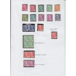 France 1937/1959, collection neufs ** dont bloc PEXIP, variétés... COTE 4000 €