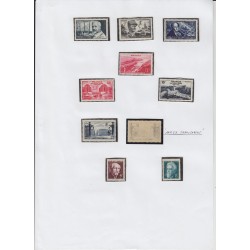 France 1937/1959, collection neufs ** dont bloc PEXIP, variétés... COTE 4000 €