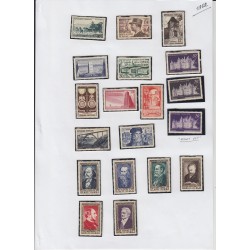 France 1937/1959, collection neufs ** dont bloc PEXIP, variétés... COTE 4000 €