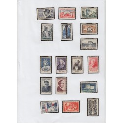 France 1937/1959, collection neufs ** dont bloc PEXIP, variétés... COTE 4000 €