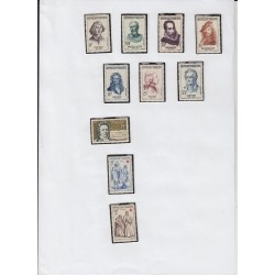 France 1937/1959, collection neufs ** dont bloc PEXIP, variétés... COTE 4000 €