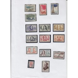 France 1937/1959, collection neufs ** dont bloc PEXIP, variétés... COTE 4000 €