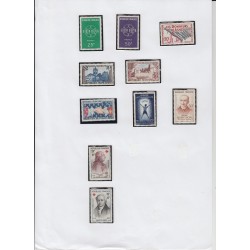 France 1937/1959, collection neufs ** dont bloc PEXIP, variétés... COTE 4000 €