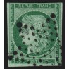 n°2b, Cérès 15c vert-foncé, oblitéré étoile de Paris - BEAU D'ASPECT