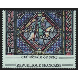 n°1427, variété "piquage à cheval", Vitrail Sens, neuf ** - SUPERBE