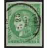 n°42B, Cérès Bordeaux 5c vert-jaune, oblitéré càd Type16, signé SCHELLER - TB
