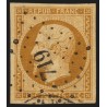 n°9, Présidence 10c bistre, obl PC 719 CHAMPIGNY-SUR-MARNE - Certificat ROUMET
