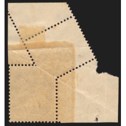 n°111, variété "piquage oblique par pliage" coin de feuille, neuf ** - SUPERBE