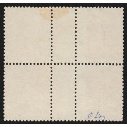 n°108k, variété "piquage à cheval", 3c orange, neufs (*) sans gomme - SUPERBE