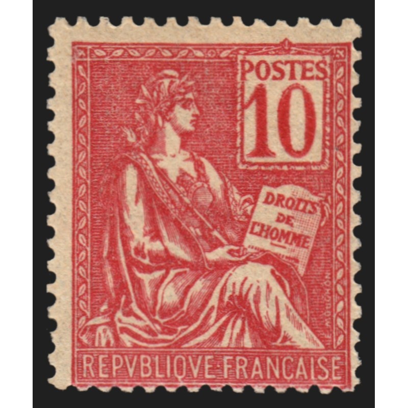 n°112, Mouchon 10c rose Type I, neuf ** sans charnière - TB n°112, Mouchon 10c rose Type I, neuf ** sans charnière - TB