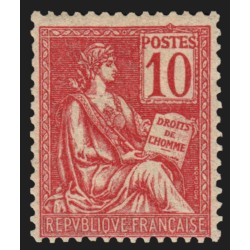 n°116, Mouchon 10c rouge, Type II, neuf ** sans charnière - TB