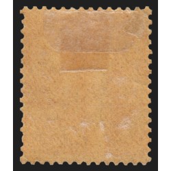 n°117, variété "piquage à cheval", Mouchon 15c orange, neuf * SUPERBE D'ASPECT