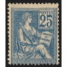 n°118, Mouchon 25c bleu, Type II, neuf ** sans charnière - TB n°118, Mouchon 25c bleu, Type II, neuf ** sans charnière - TB