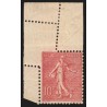 n°129b, variété "piquage oblique par pliage" sur Type III, neuf * - TB n°129b, variété "piquage oblique par pliage" sur Type III, neuf * - TB