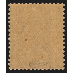 n°130, variété "piquage à cheval", 15c vert-gris, neuf ** sans charnière - SUP