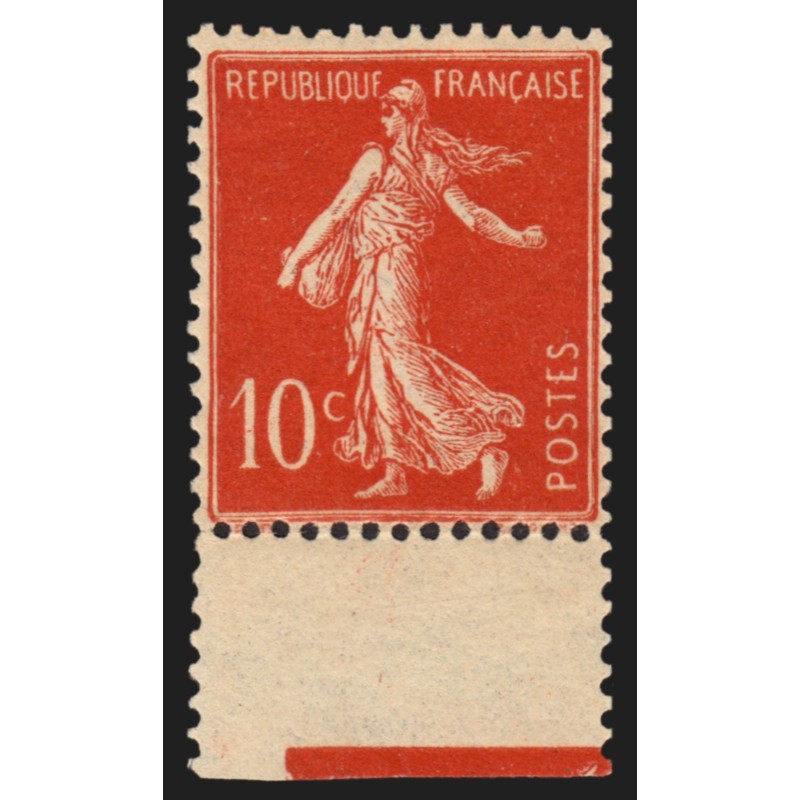 n°135, Semeuse inscriptions maigres, 10c rouge, Type I, neuf ** - TB n°135, Semeuse inscriptions maigres, 10c rouge, Type I, neuf ** - TB