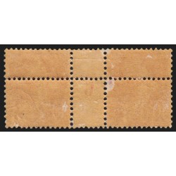 n°135, Type IIA, variété "double piquage", paire millésime 6, neuf * - TB