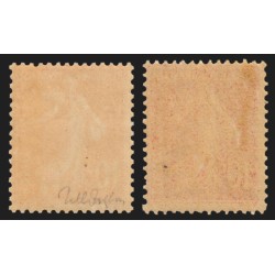 n°138c, Semeuse 10c ÉCARLATE + normal, neuf ** sans charnière - TB