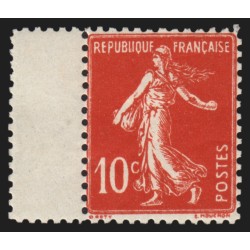 n°138n, FAUX DE TURIN, Semeuse 10c rouge, neuf ** sans charnière - TB