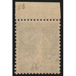 n°140c, Type IB, Semeuse 25c bleu, neuf ** sans charnière - TB - Certificat