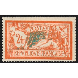 n°145, Merson 2fr orange et vert-bleu, neuf ** sans charnière - TB