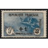 n°169, Orphelins, 1fr sur 5+5fr noir et bleu-gris, neuf ** , signé CALVES - TB