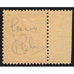 n°199n, Faux de Marseille, Semeuse lignée 50c rouge, neuf ** signé R.CALVES TB