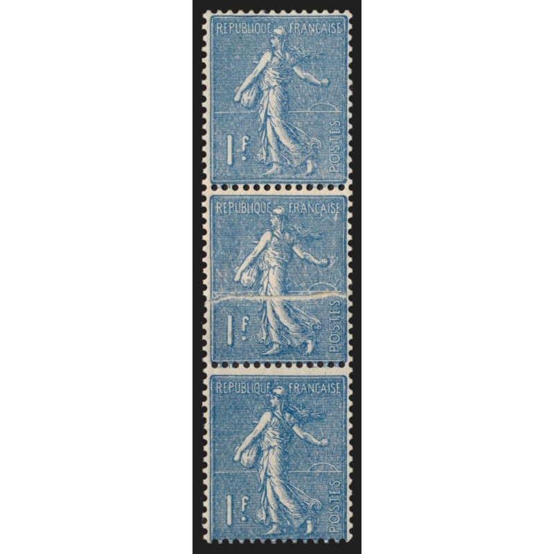 n°205d, variété "impression sur raccord" neuf ** sans charnière - SUPERBE n°205d, variété "impression sur raccord" neuf ** sans charnière - SUPERBE