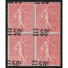 n°224, variété "surcharge à cheval", neuf **/* sans charnière - SUPERBE n°224, variété "surcharge à cheval", neuf **/* sans charnière - SUPERBE