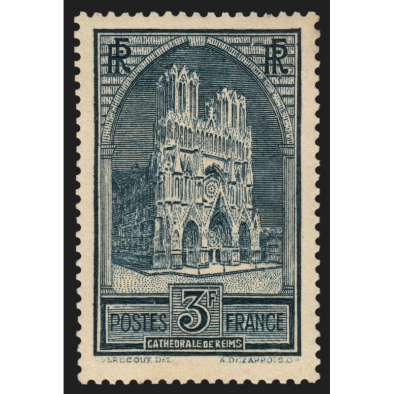 n°259, Cathédrale de Reims, Type I, neuf ** sans charnière - TB