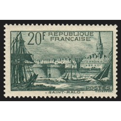 n°394a, variété "papier épais", Saint-Malo 1938, neuf ** sans charnière - TB