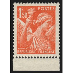 n°435a, Faux Intelligence Service, Iris 1fr50 orange, neuf ** - SUPERBE