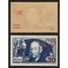 n°493, variété "surcharge recto-verso", Clément Ader, neuf * - TB